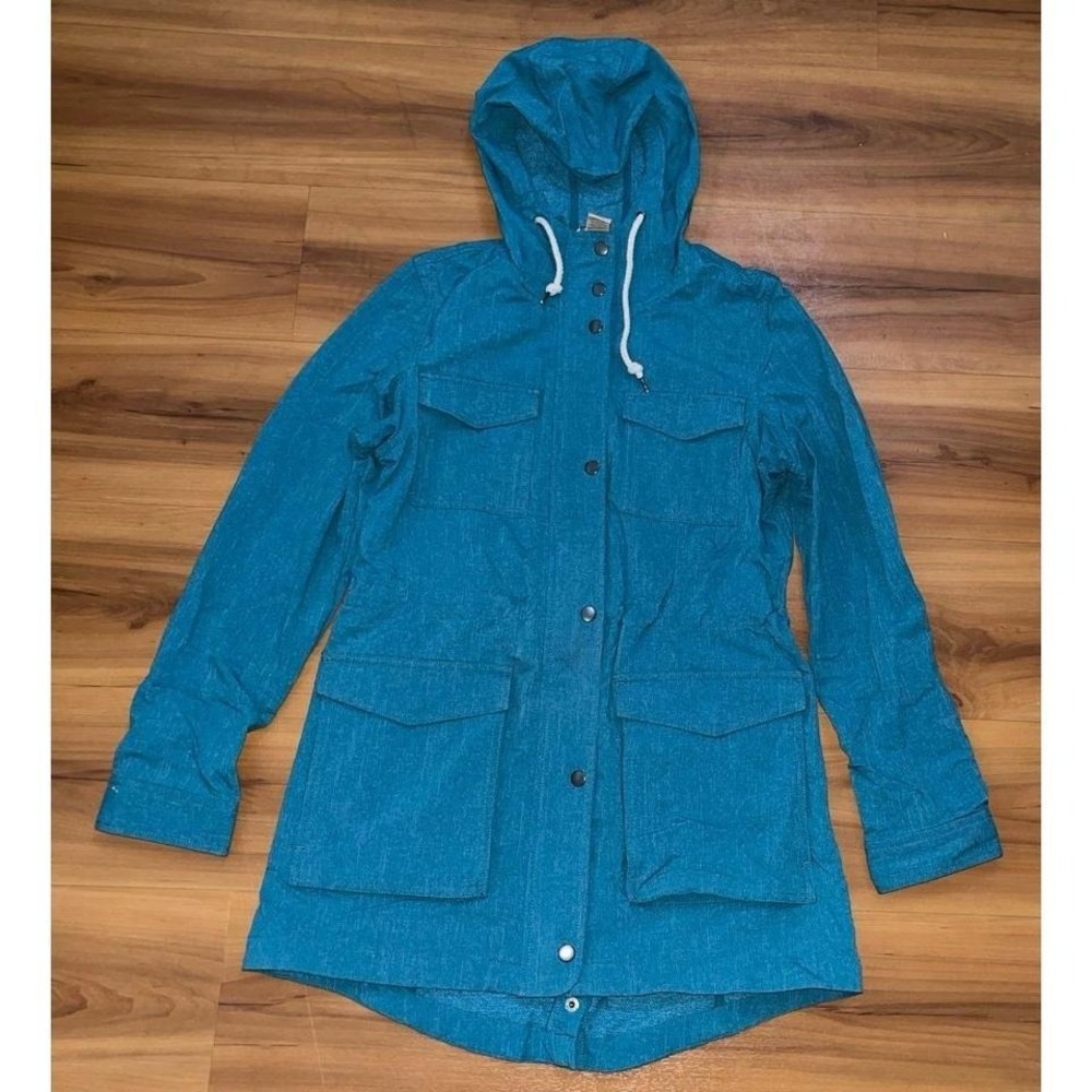 Womens Duluth Trading Co. Mist Master Utility Drawstring Quarter Trench Jacket